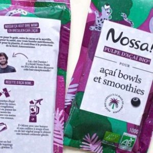 Açaí congelado con guaraná ecológico 100g