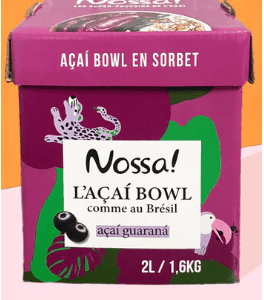 Sorbete de Açai con guaraná más cremoso 1.6 kg (2l)