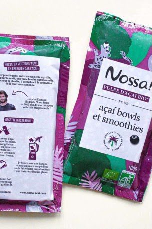 Pulpa de açaí congelado con guaraná ecológico 100g